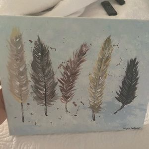Feather Wall Art Canvas